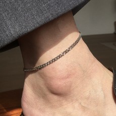 얇은 실 발찌 써지컬 체인 astor time ank