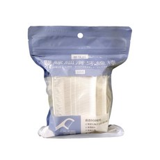 愛牙好 雙線細滑牙線棒 300支 (袋裝) 台灣製造, 1個, 雙線細滑牙線棒300支(袋裝), 300個裝, 8cm