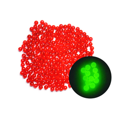 다용도 원형구슬 야광 핑크 8mm/10mm 100개입 자작 채비 소품 낚시, 100개, 그린야광10mm