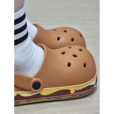 블리스키미 여름 햄버거 슬리퍼 귀여운 디자인 실내화 웃긴 신발 EVA 학교 학생 샌들