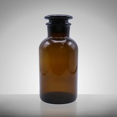 실험실 유리 광구 시약병 갈색 1000ml 과학실 체험학습 관찰학습