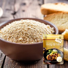 국산 무농약 우리밀 빵가루 아기 이유식 빵가루, 1개, 190g