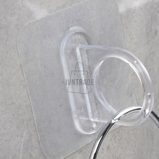 HAPPYJANUARY 부착식 원형고리 후크 부착용키링고리미니