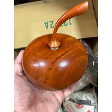 泓潤 台灣 高山香樟 蘋果 聚寶盆 香氛飾品, 1個, ㄧ顆