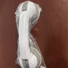 台灣現貨 F8 寶寶洗澡防摔扶手 兒童防滑桿 真空吸盤把手 免打孔超強吸力 老人浴室安全扶手, 白灰, 1個