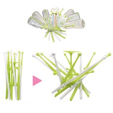 앙쥬 블룸 젖병 건조대, 블룸 젖병 건조대 - 그린