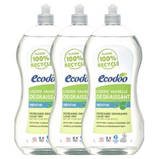 에코두 주방세제 민트, 3개, 1L