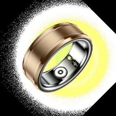 스마트 링 건강 모니터링 헬스 심전도 수면 갤럭시 반지 패션, 1개, 로즈골드 23