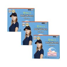 BLOCK&CARE 자외선 차단용 골프 패치 자외선 차단 페이셜 패치 야외 활동용 스킨 케어 성분이 함유된 자외선 차단 젤 패치 5쌍 (1팩 쁘띠 골프 패치(M))