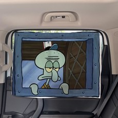 嬰兒汽車遮陽簾 兒童防曬吸盤式側車窗遮陽 車用側擋寶寶遮光防曬簾 卡通好貨特惠, 1個, 2qdqq,厚款遮陽+[2片通用款]