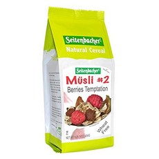 자이텐바허 올 내추럴 시리얼 #2 뮤즐리 베리 유혹 -- 1 Seitecher All Natural Cereal #2 Musli Berries Temptation -- 1 lb -, 1개, 454g