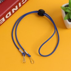 경량 길이 조절 마스크 목걸이 줄 네이비