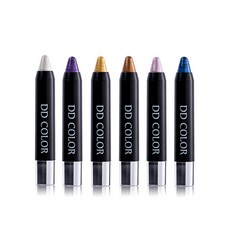 DD COLOR 絕色金鑽旋轉眼影筆 06藍色 4g 單入 滑順持妝, 06藍色,1入, 1個