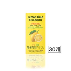 레몬타임 유기농 레몬즙 스틱형, 30개