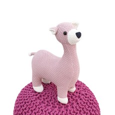 아티슈슈 동물인형 장난감 아기공룡 코끼리 기린 꽃사슴 유니콘 조랑말 사슴 강아지 고양이 당나귀 토끼 코뿔소 공룡 인형 선물, 꽃사슴인형 (핑크), 38.5cm, 1개