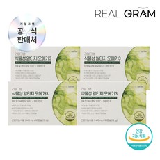 리얼그램 식물성 알티지 오메가3 항산화 혈행개선 EPA&DHA, 4개, 60정