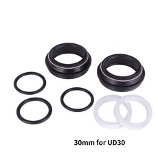 ZTTO Uding 포크 수리 키트 에어 피스톤탑 캡 O-링 와이퍼 씰 더스트 오일 씰 폼 와셔 30mm 32mm MTB 자전거 포크 xcr 부품, [01] 30mm, 1개