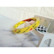 3M SCOTCH 超透明膠帶 12mm/18mm/24mm/48mm 長度40y OPP 封箱膠帶 500s 搬家, 1個, 12mm*40y