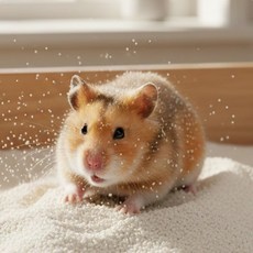 온나무 작은동물 목욕 모래 500g 햄스터화장실