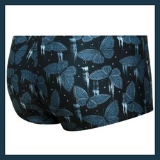 커플 여행 예쁜수영복 고급소재 수영복 브랜드jkuss 검정 나비 버터플라이 숏사각 남자수영복 스파온천 연수반 상급반