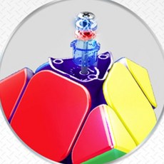 魔方屋 魔域 RS斜轉磁力魔方 異形Skewb雙調系統 益智魔術方塊 24小時快速出貨, 1個, RS 斜轉 磁懸浮版(雙調系統)