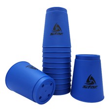 桌遊 快手疊杯 12入組, 藍色, 1組