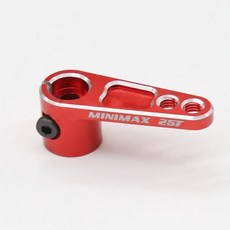 알루미늄 스티어링 서보 암 혼 블랙 레드 블루 트랙사스 자동차 크롤러용 대토크 디지털 코어리스 부품, 색상: 4. Red, 1개