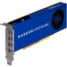 AMD Radeon Pro WX4100 그래픽카드 4GB GDDR5 블루 100506008