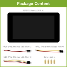 Waveshare ESP32S3 7인치 디스플레이 유형 1024×600 32비트 LX7 포함 터치 기능용 옵션, 01 With Touch Function