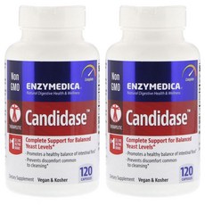 ENZYMEDICA 念珠菌酵素素食膠囊, 120顆, 2罐