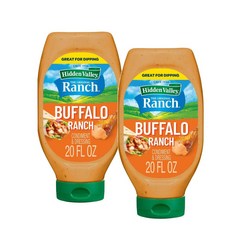 히든벨리 버팔로 랜치 소스 토핑 앤 드레싱 Hidden Valley Buffalo Ranch, 2개, 591ml