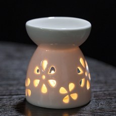 精油爐 香薰爐 蠟燭托, 1個, 含笑+蠟燭托