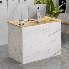 카운터테이블 기 계산대 책상 프런트 카운터 다이 소형, 전체 화이트 140x40x80cm