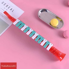 멜로디언 피아노 관악기 학습용 약기 교구 레드, 1개