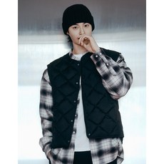 [지오다노]NEW [변우석] 남자 경량 패딩 베스트 경량조끼 01075915(블랙)