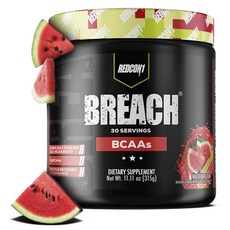 redcon1 BREACH BCAAs支鏈胺基酸補充粉 西瓜口味, 1個, 315g