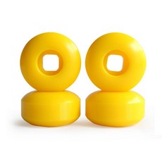 95A 스케이트 보드 다운 스피드 액세서리 슬라이딩 도로 52X32MM 바퀴, YELLOW, 1개