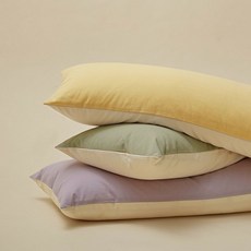 면 100 말랑말랑 바디필로우 위뜨 롱 베개 커버 3colors, 커버만, 카키