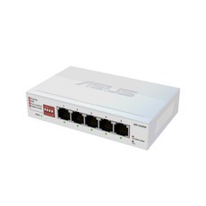 ASUS華碩 QG-U1050 5埠交換器 昌運監視器 乙太網路集線器 網路擴充, 1個