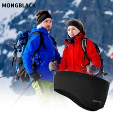 몽블랙 방한 스포츠 헤어밴드 운동 땀흡수 겨울용 기모 동상방지 귀보호 머리띠 WST1, 본상품선택, 1개