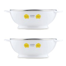 에디슨 프렌즈2.0 논슬립 스텐 대접 국그릇 390ml 오리 EF0847 2개