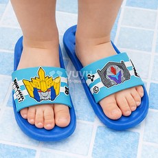헬로카봇 남아 입체 욕실화 카봇 220mm 용사 욕실 베란다 슬리퍼