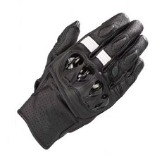 오토바이 오프로드 장갑 Celer V2 가죽 가을 방지 터치 스크린 여름, L, WHITE