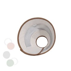 HiDREAM 網格伊莉莎白頸圈 杏仁米 抹茶綠 S M L 寵物頭套 貓狗通用 防舔頸圈, 1個, 杏仁米s