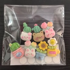 仿真盆栽號碼牌 創意車載臨時停車牌, 【6+1朵小花】贈送無痕貼,可隱藏式號碼牌【贈送5組數字】, 1個