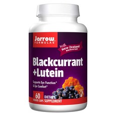 Jarrow FORMULAS 黑醋栗+葉黃素素食膠囊, 1罐, 60顆