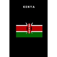 (영문도서) Kenya: Country Flag A5 Notebook to write in with 120 pages Paperback, Independently Published, English, 9781070712277