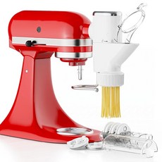 Gourmet Pasta Press Attachment for Kitchenaid Stand Mixer Pasta Kitchenaid Attachment with 7 Inte