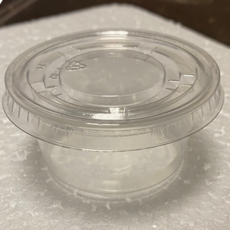 蜜豆子 2oz 5.5oz PP醬料杯 外帶醬料碗 打包碗 塑膠杯 小容量塑膠碗 試飲杯 布丁碗 透明塑膠碗, 2oz,醬料杯(含蓋), 1個, 1個裝