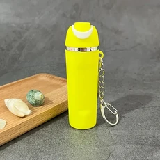 미니 물병 열쇠고리 귀여운 컵 텀블러 립밤 홀더 백팩에 적합, 07 H